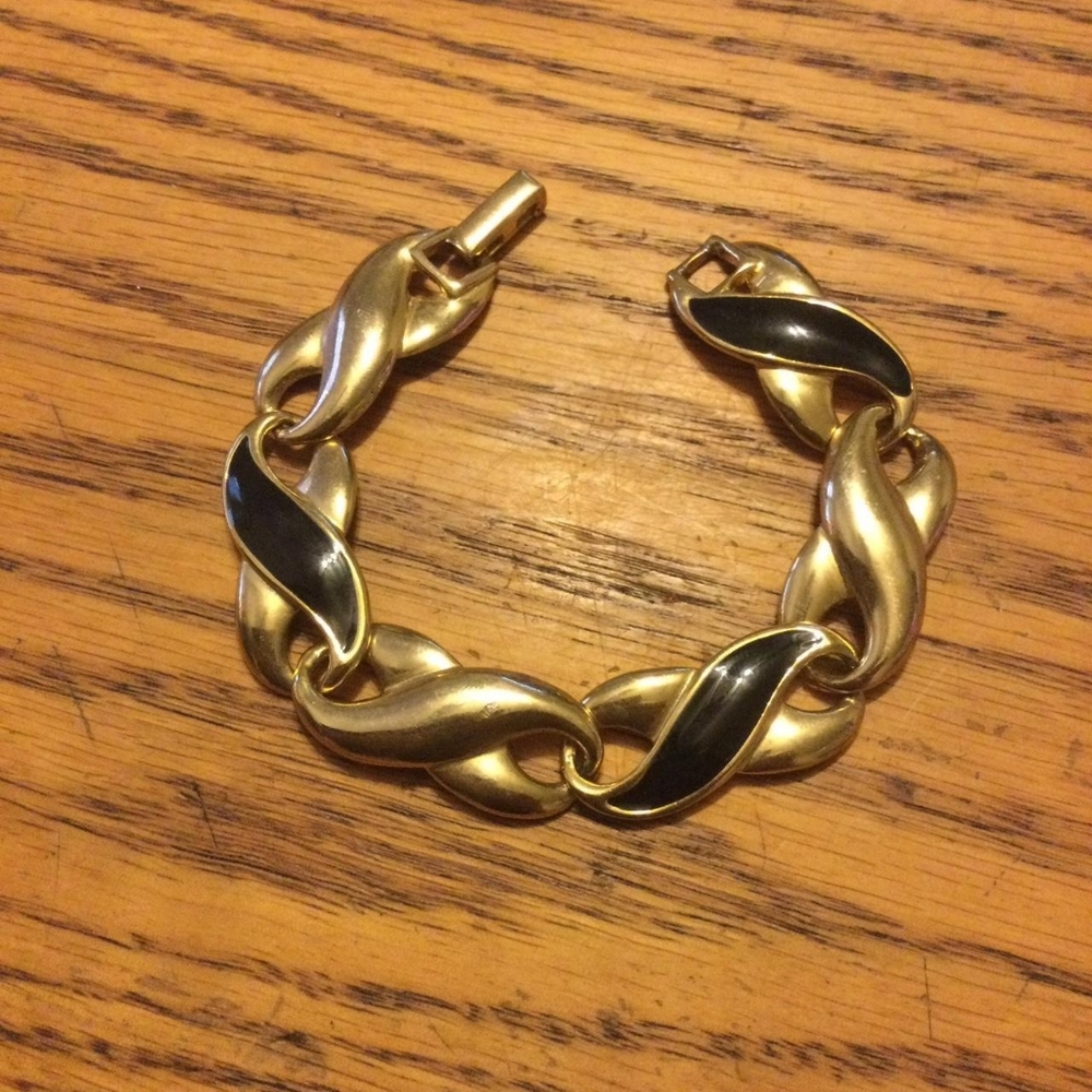 Black and gold bracelet